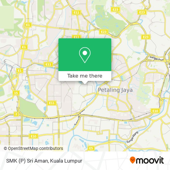 Peta SMK (P) Sri Aman