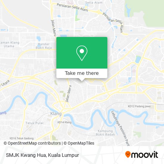 SMJK Kwang Hua map