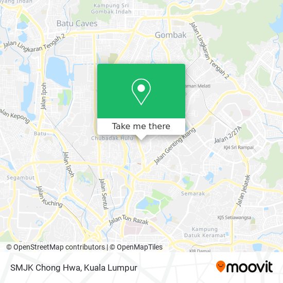 Peta SMJK Chong Hwa