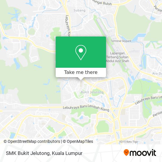 SMK Bukit Jelutong map