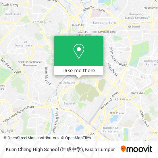 Kuen Cheng High School (坤成中学) map