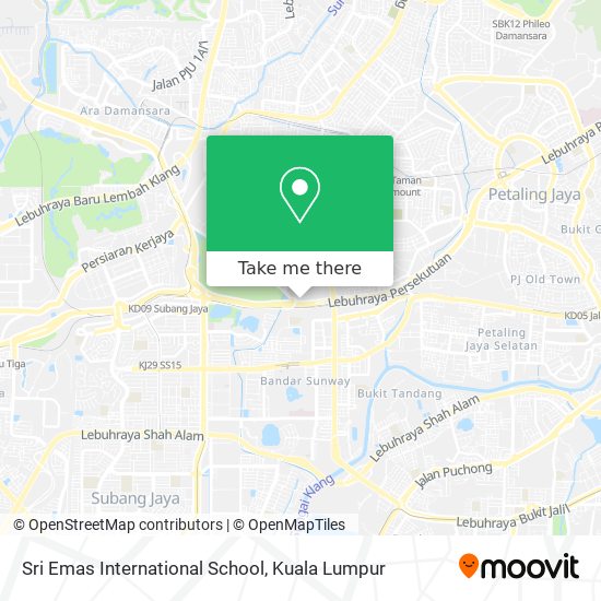 Sri Emas International School map