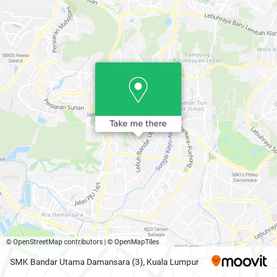 Peta SMK Bandar Utama Damansara (3)