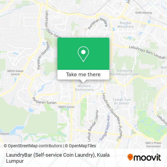 LaundryBar (Self-service Coin Laundry) map