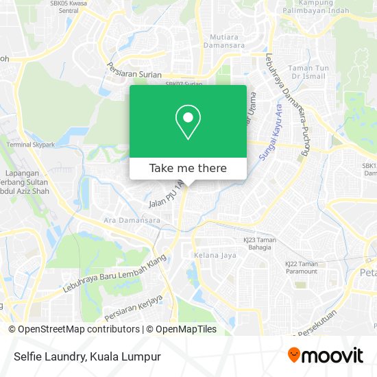 Selfie Laundry map