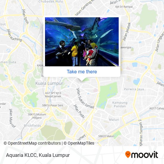 Aquaria KLCC map