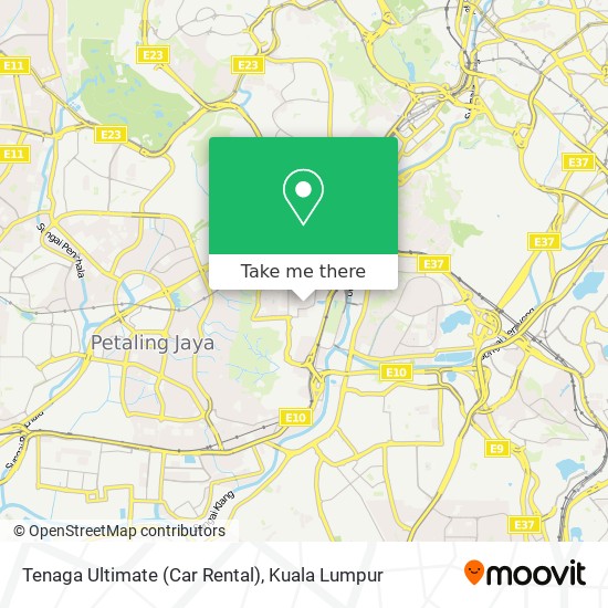 Tenaga Ultimate (Car Rental) map