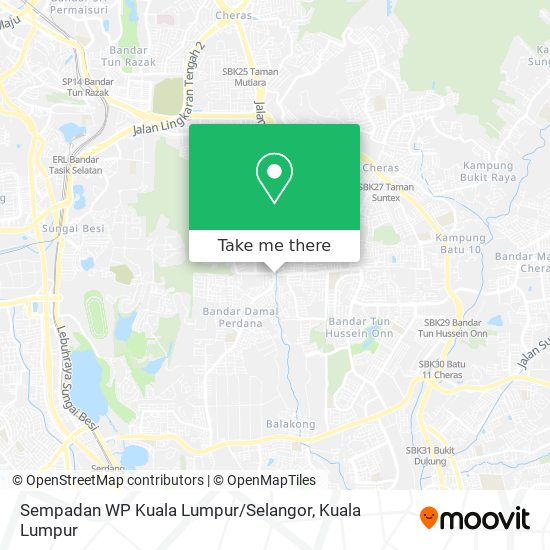 Peta Sempadan WP Kuala Lumpur / Selangor