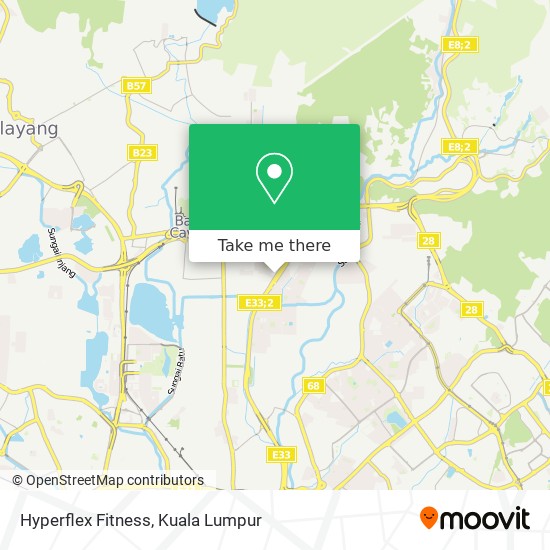 Hyperflex Fitness map