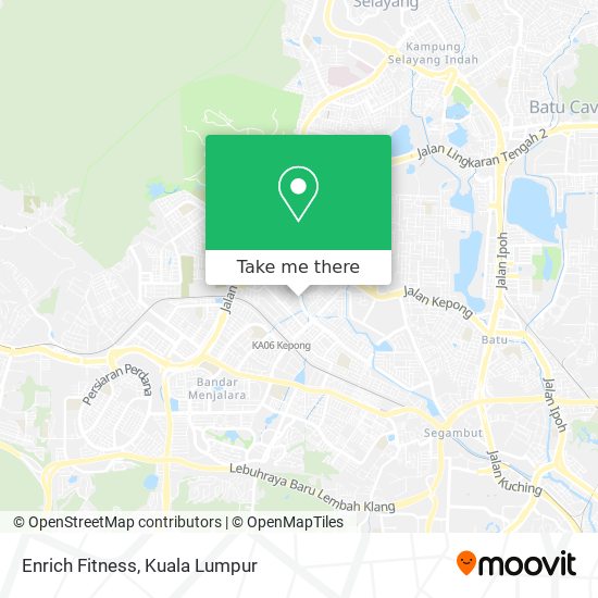 Enrich Fitness map