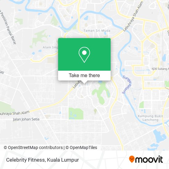 Celebrity Fitness map