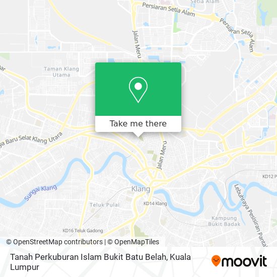 Tanah Perkuburan Islam Bukit Batu Belah map