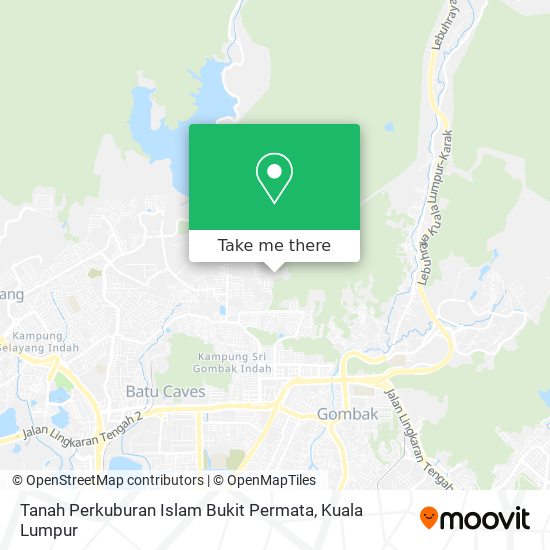 Peta Tanah Perkuburan Islam Bukit Permata