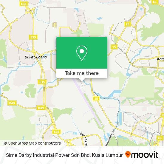 Sime Darby Industrial Power Sdn Bhd map