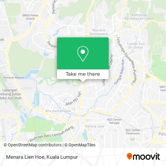 Menara Lien Hoe map