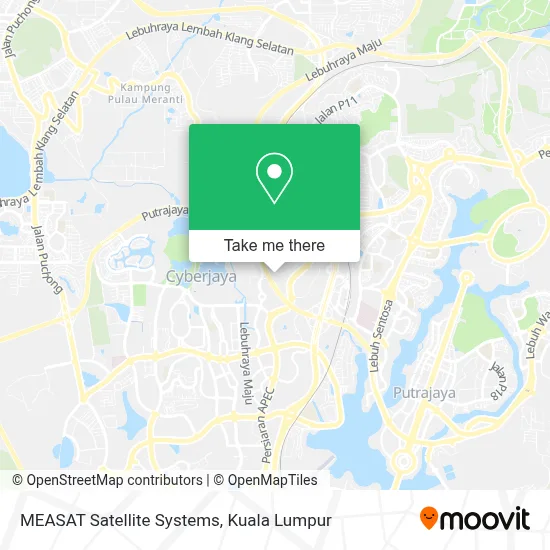 MEASAT Satellite Systems map