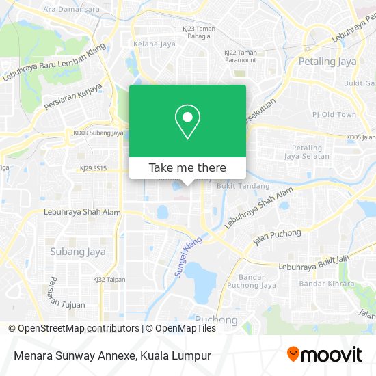 Menara Sunway Annexe map