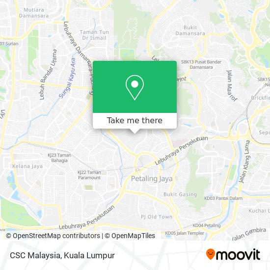 Peta CSC Malaysia