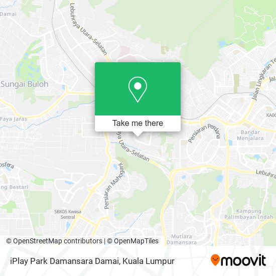 Peta iPlay Park Damansara Damai