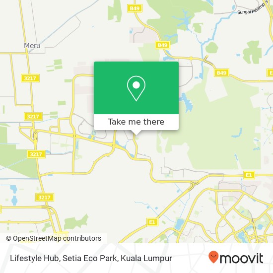 Lifestyle Hub, Setia Eco Park map