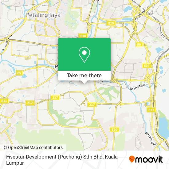 Fivestar Development (Puchong) Sdn Bhd map