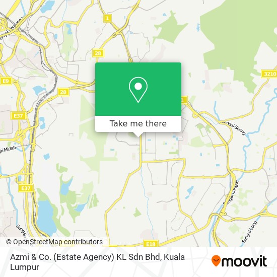 Azmi & Co. (Estate Agency) KL Sdn Bhd map