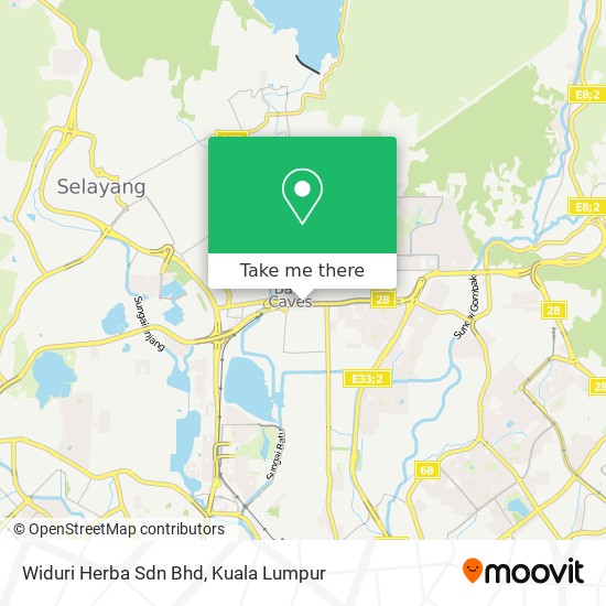 Widuri Herba Sdn Bhd map