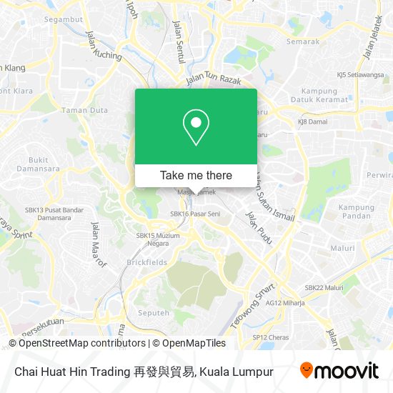 Chai Huat Hin Trading 再發與貿易 map