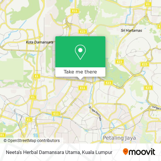 Neeta's Herbal Damansara Utama map