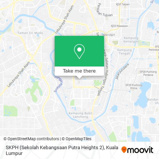 SKPH (Sekolah Kebangsaan Putra Heights 2) map