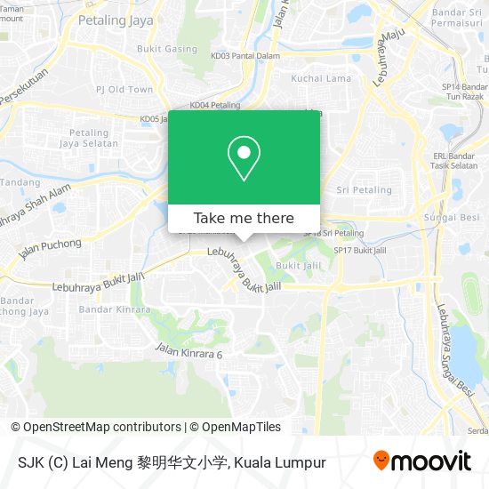 SJK (C) Lai Meng 黎明华文小学 map