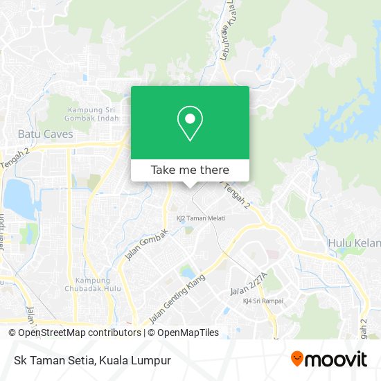 Sk Taman Setia map