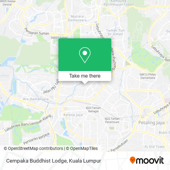 Cempaka Buddhist Lodge map