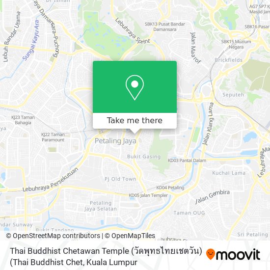 Peta Thai Buddhist Chetawan Temple (วัดพุทธไทยเชตวัน) (Thai Buddhist Chet