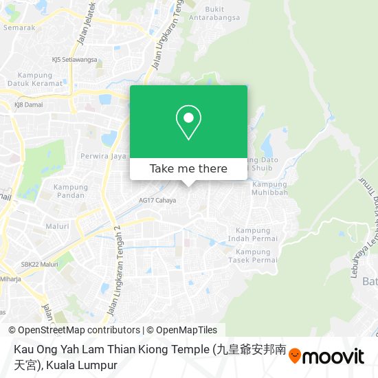 Kau Ong Yah Lam Thian Kiong Temple (九皇爺安邦南天宮) map