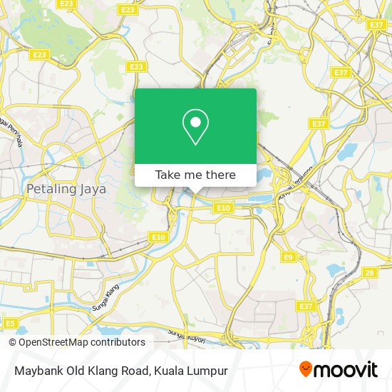 Maybank Old Klang Road map