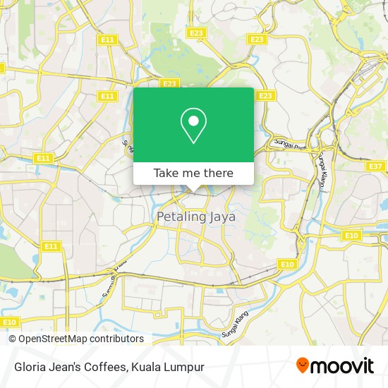 Gloria Jean's Coffees map