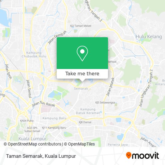 Taman Semarak map