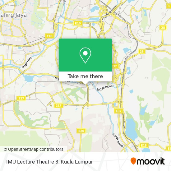 IMU Lecture Theatre 3 map