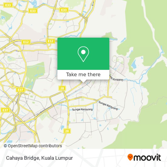 Cahaya Bridge map