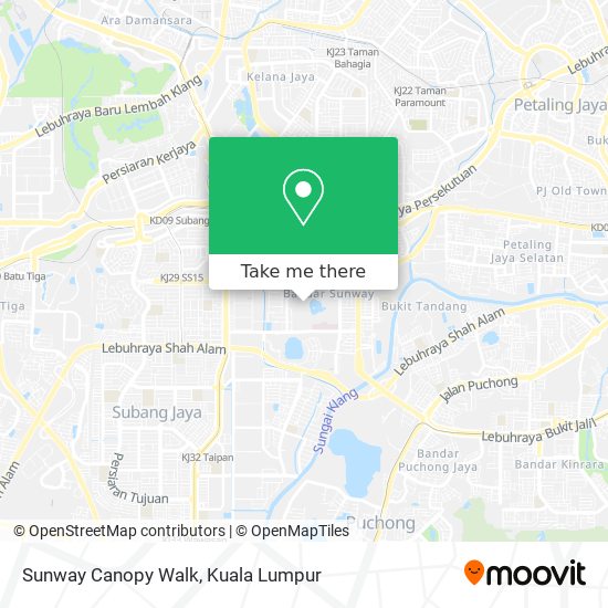 Sunway Canopy Walk map