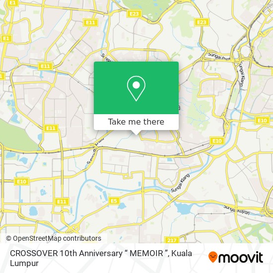 CROSSOVER 10th Anniversary “ MEMOIR ” map