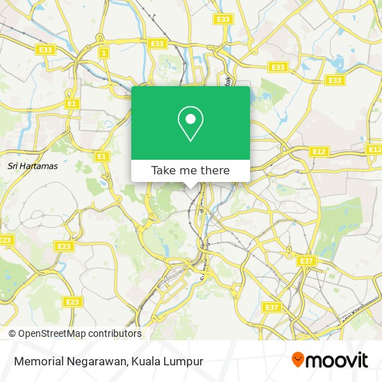 Memorial Negarawan map