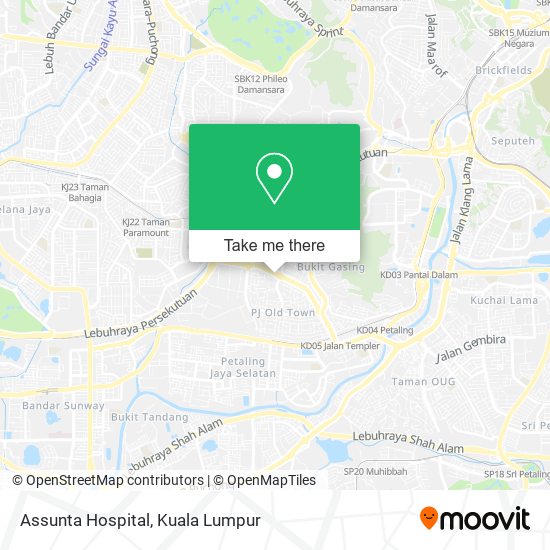 Assunta Hospital map