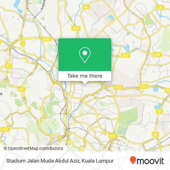 Peta Stadium Jalan Muda Abdul Aziz