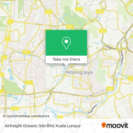 Airfreight Oceanic Sdn Bhd map