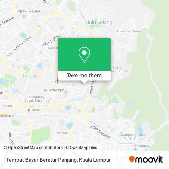 Tempat Bayar Beratur Panjang map