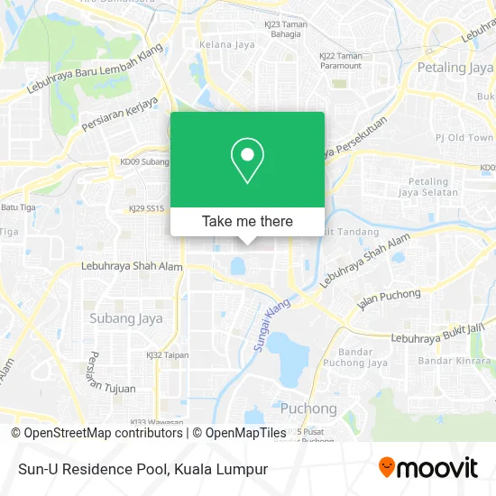 Sun-U Residence Pool map