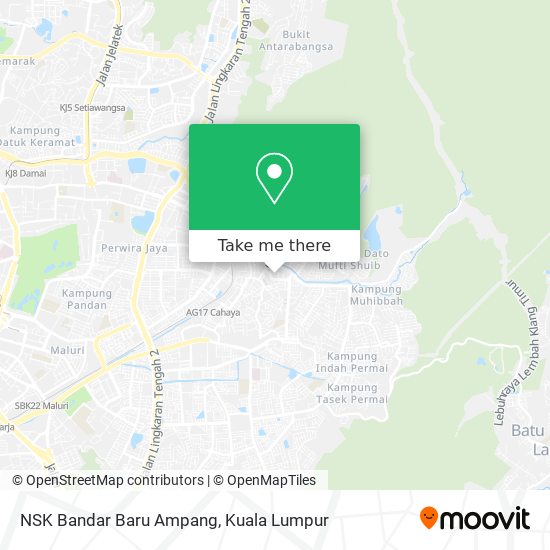 NSK Bandar Baru Ampang map