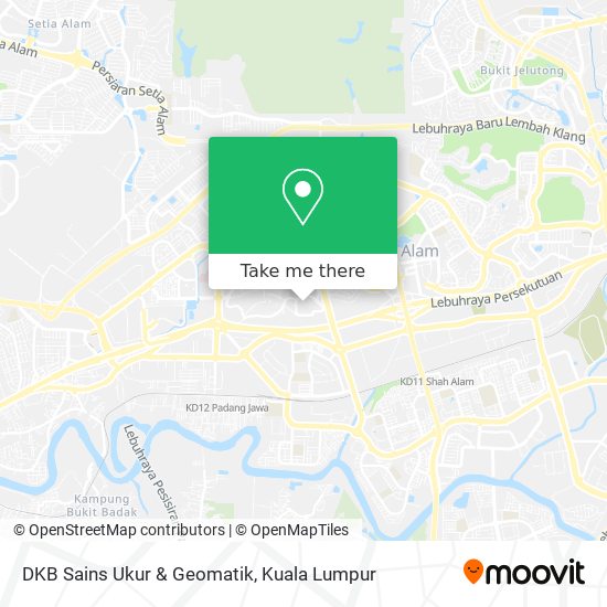 DKB Sains Ukur & Geomatik map